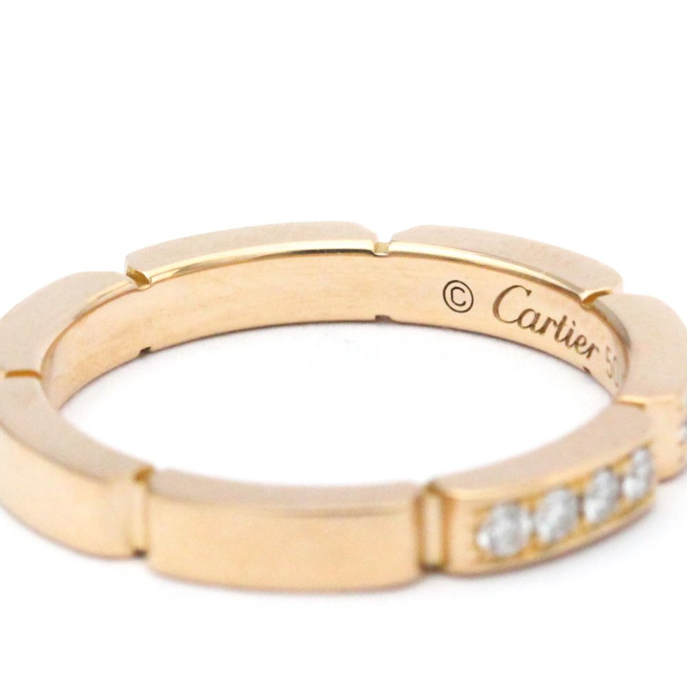 Cartier Maillon Panthere Pink Gold (18K) Fashion Diamond Band Ring Pink Gold - Picture 9 of 10